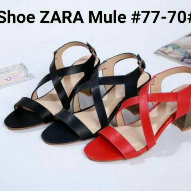 Shoes ZARA mule chunky heels