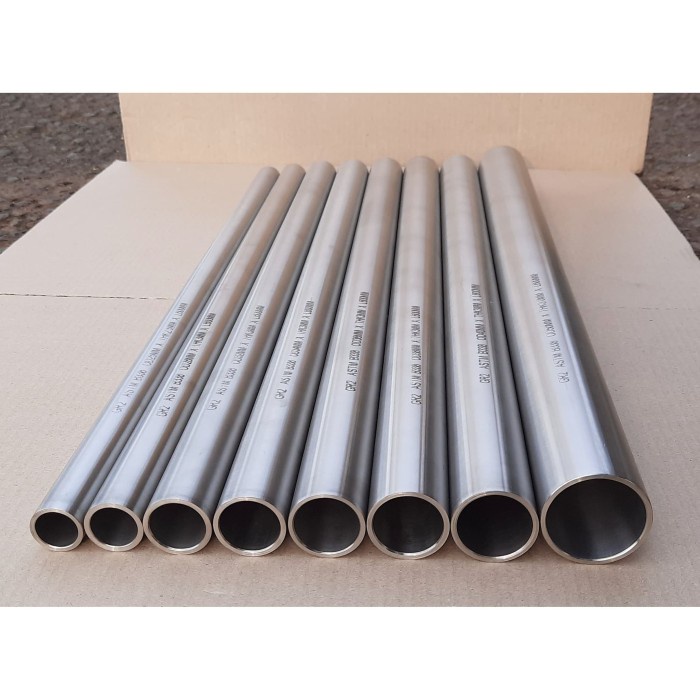 Pipa Titanium / Tabung Titan Od 38Mm Grade 2 Astm B338 New