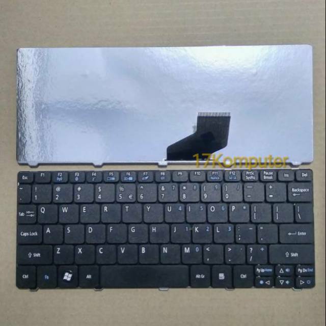 Keyboard Acer Aspire One D255 D257 D260 D270 AO532H AO522H 532H Hitam