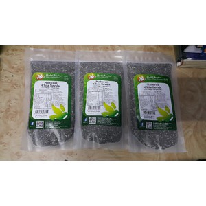 

ORGANIC BLACK CHIA SEEDS 500 GRAM (CERTIFIED ORIGINAL) Chia Seed Hitam