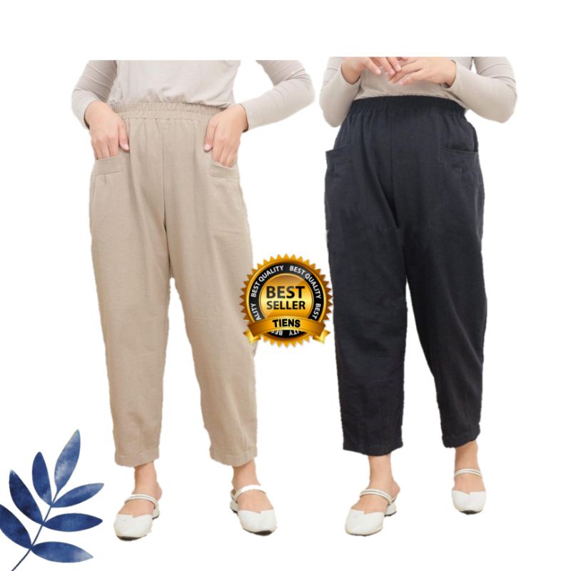 Celana jumbo wanita kekinian 2021 Willow pants bawahan wanita murah