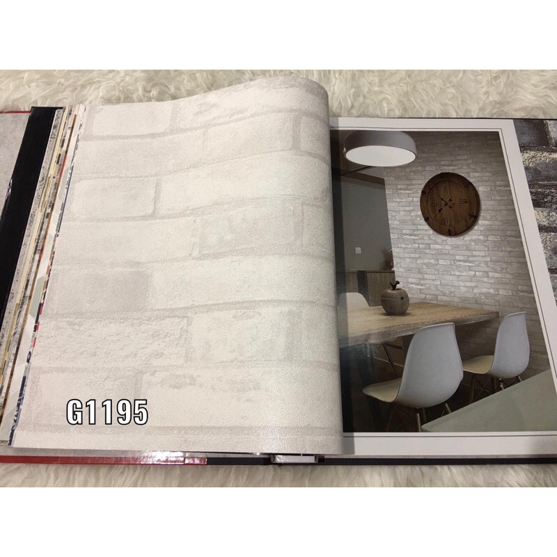 Wallpaper Dinding Sale Bata Putih Roll Besar