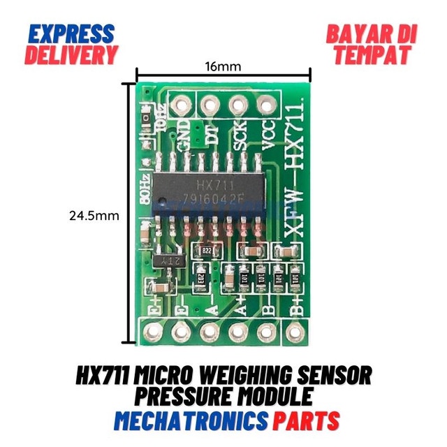 [5700] HX711 Micro Weighing Sensor Pressure Module Berat Tekanan Timbangan