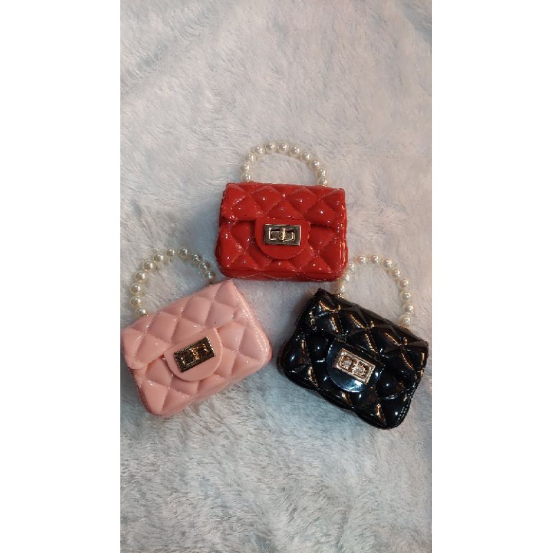 Tas Jelly Mini Import Tali Pendek Dan Rantai Panjang