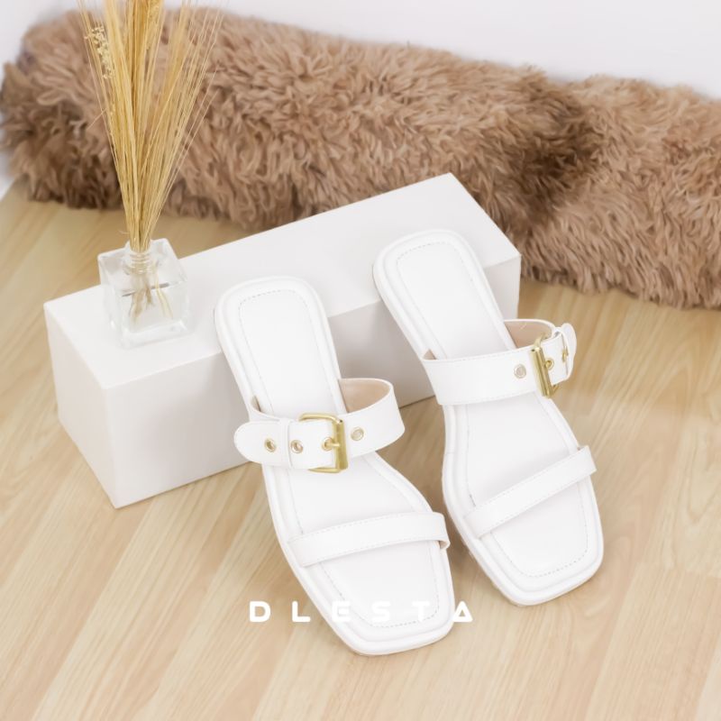 sendal flat || MERLIN || sandal flat wanita/ sandal wanita terbaru/ sandal wanita kekinian By DLESTA.ID