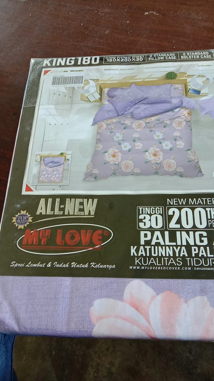 Sprei My Love King Size 180×200×30