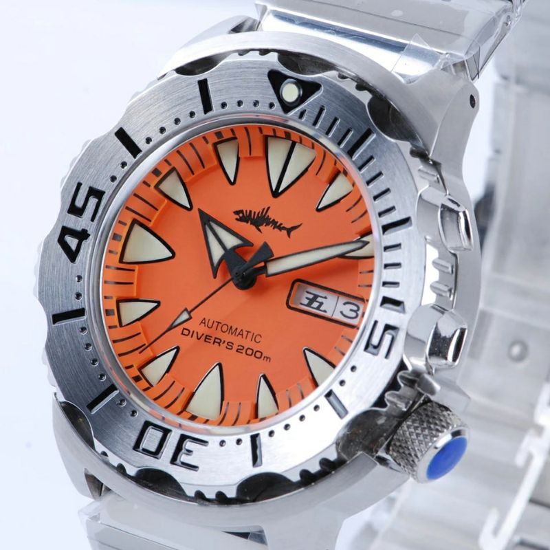 HEIMDARLLD SHARKEY HOMAGE SEIKO MONSTER ORANGE