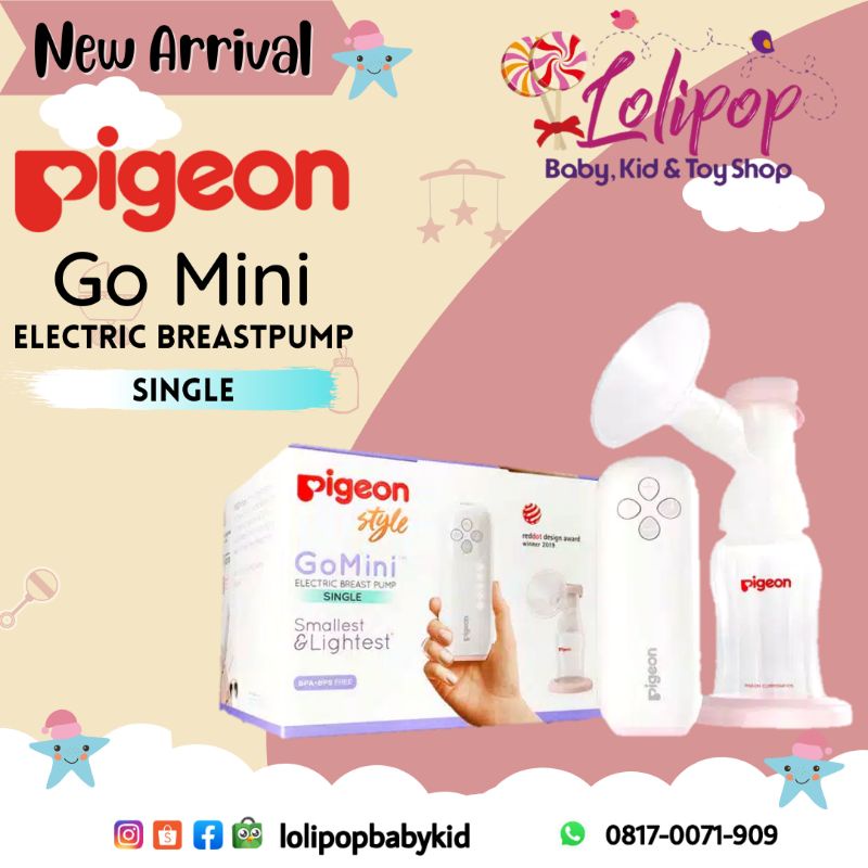 Pigeon Go Mini Electrik Breastpump Single - Pompa Asi