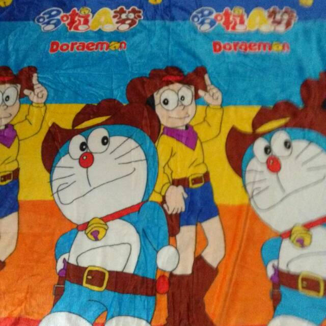 Selimut Lembut Karakter DORAEMON