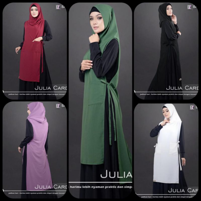 Jilbab instan Branded Hoodie Julia Original Bayza