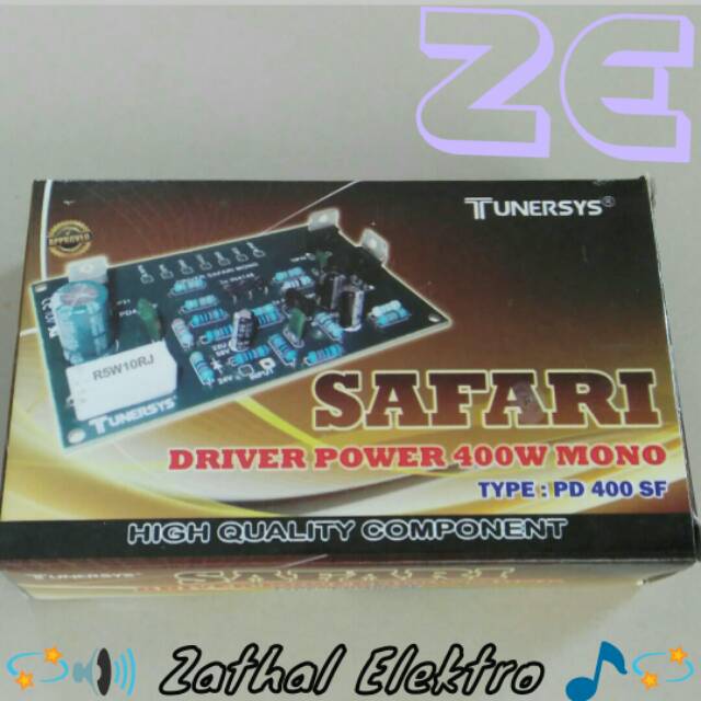 Kit Driver PA. SAFARI 400 Watt Produk Tunersys