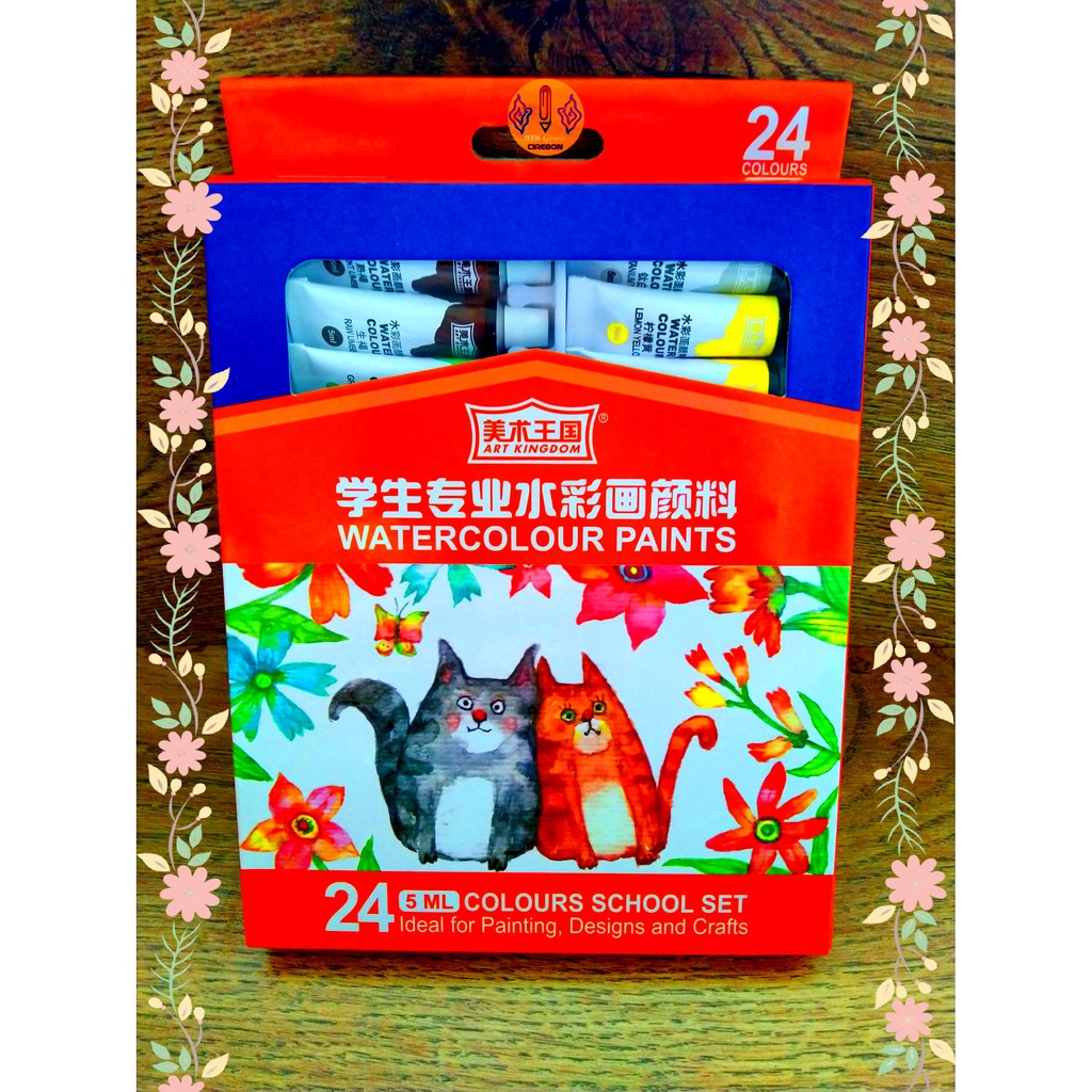 

Cat Air Lukis Warna Import Imaea AKD-1046 Water Colour 24 Warna