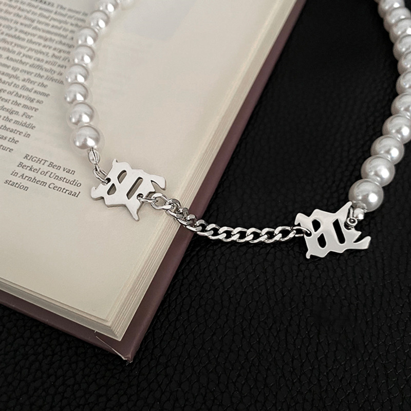 Pearl Necklace Fashion Short Clavicle Chain