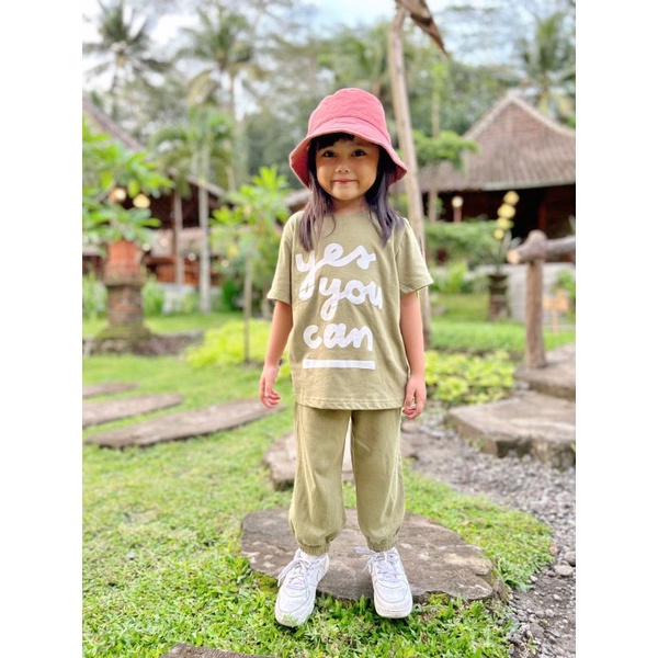 Setelan Anak Alfa Lucuna Original Unisex Pajamas Kaos Anak