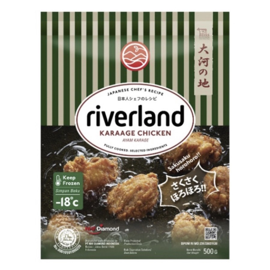 Riverland Chicken Karage 500gr barcode 8997234540162