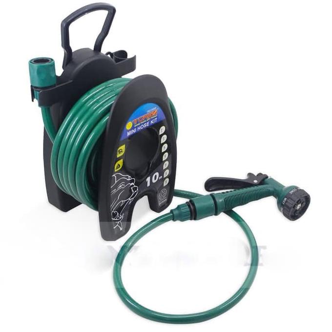 

Tora Gulungan Selang Air 10 Mtr Komplit Semprotan Mini Hose Kit TAIWAN
