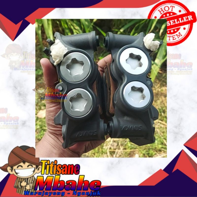 Kaliper depan kanan dan kiri Sumitomo Yamaha yfz R6 R1 4piston picth 108mm