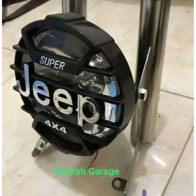 Lampu Depan Jeep Baut Samping Plus Slongsong Rx-King Sepasang