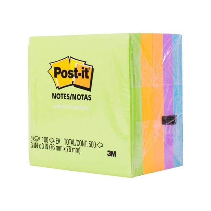 

3m Post It 3M Warna Memo Stick 5 Ultra Color 3x3 in 654-5UC