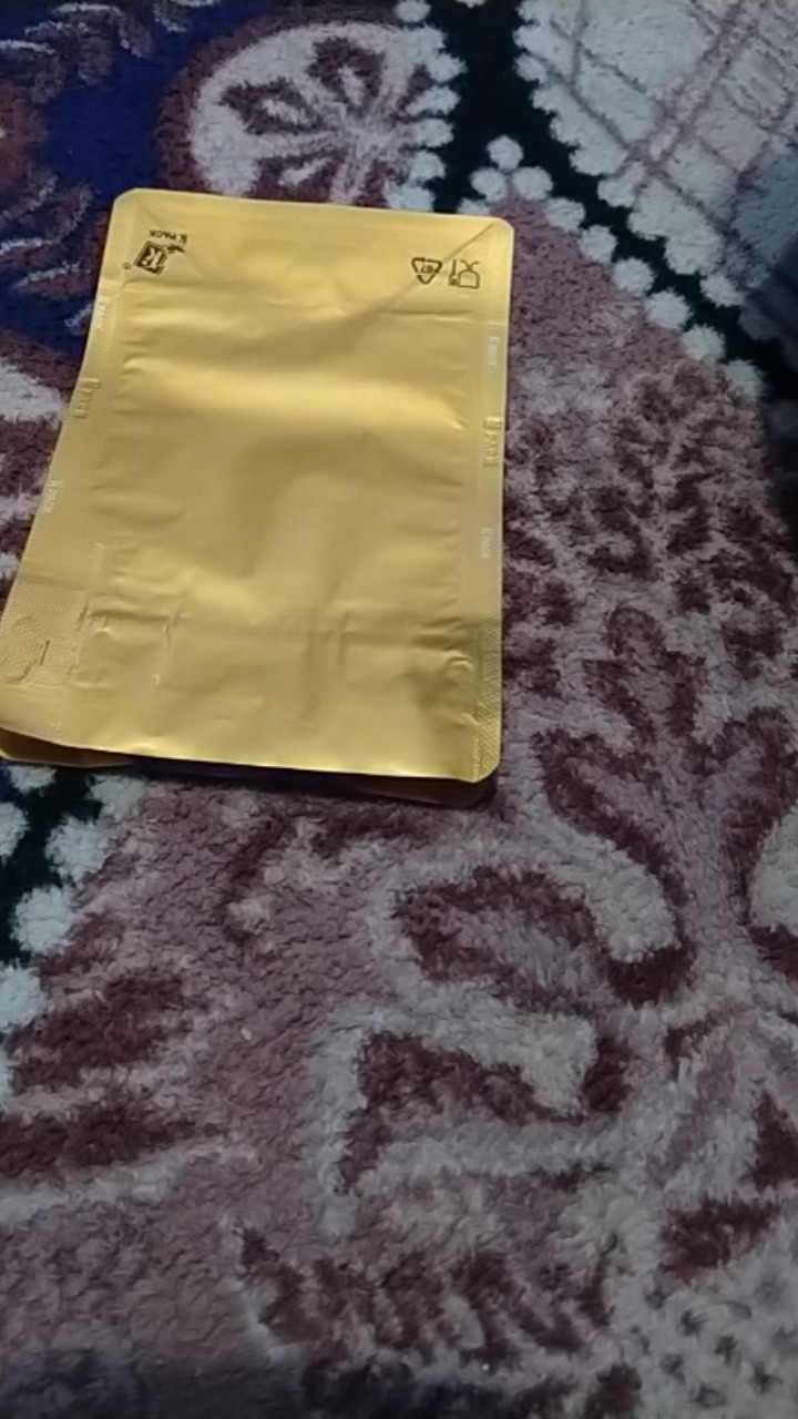 Gusset Flat Bottom 250g Plastik Klip Kemasan Kopi Foil Gold Zipper