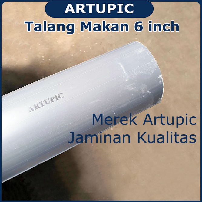 Talang Pakan 6 inch DUA METER Talang Tempat Makan Pakan Ayam Petelur Layer 6 inch Setengah Lingkaran