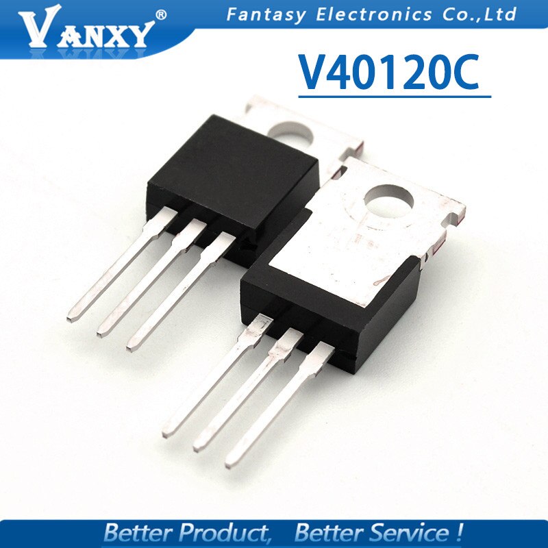 (Ready Stock) 5PCS V40120C TO-220 V40120C-40A 120V TO220 V40120C-E3/4W V40120C-E3 Dioda Schottky