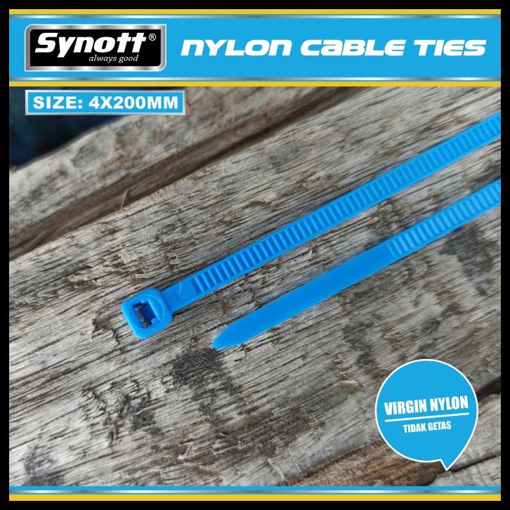 

Kabel Tis 200 Mm X 4 Mm Cable Ties Biru Isi 100Pcs