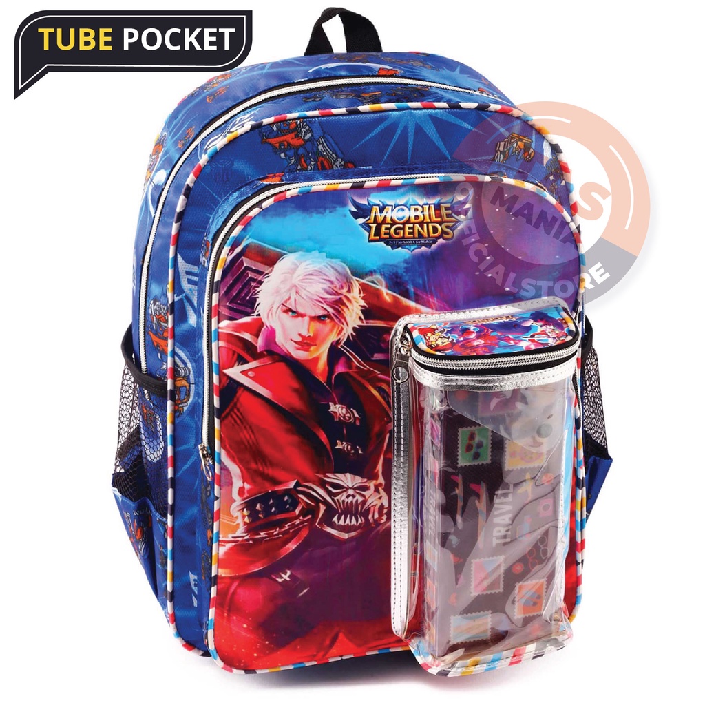 RTM - Tas Ransel Sekolah Anak RANSEL ANAK RANSEL MOBILE LEGEND , FREE FIRE , BOBOIBOY TAS ANAK TUBE