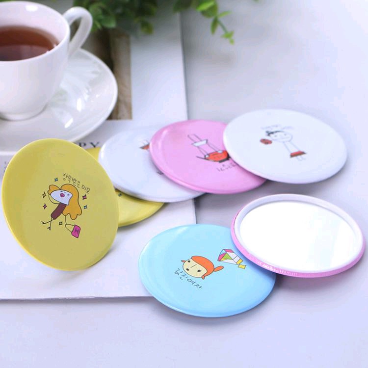 cermin rias mini makeup mirror cermin lucu