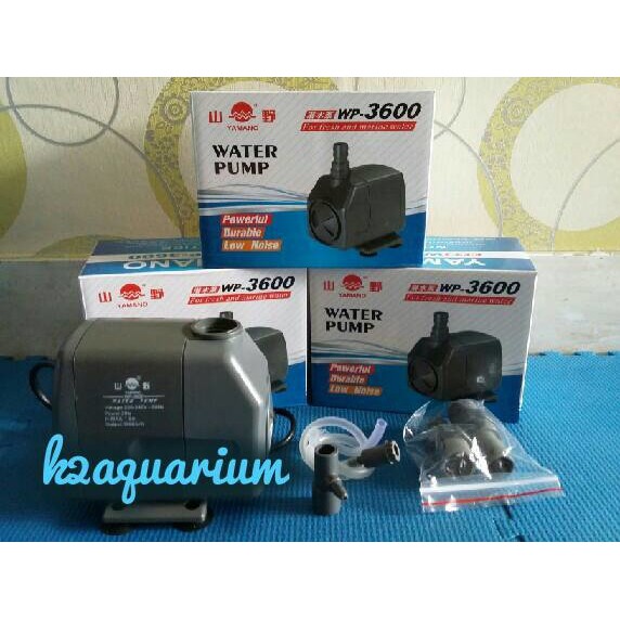 Pompa air  yamano 3600 aquarium / pompa celup yamano wp 3600 aquarium