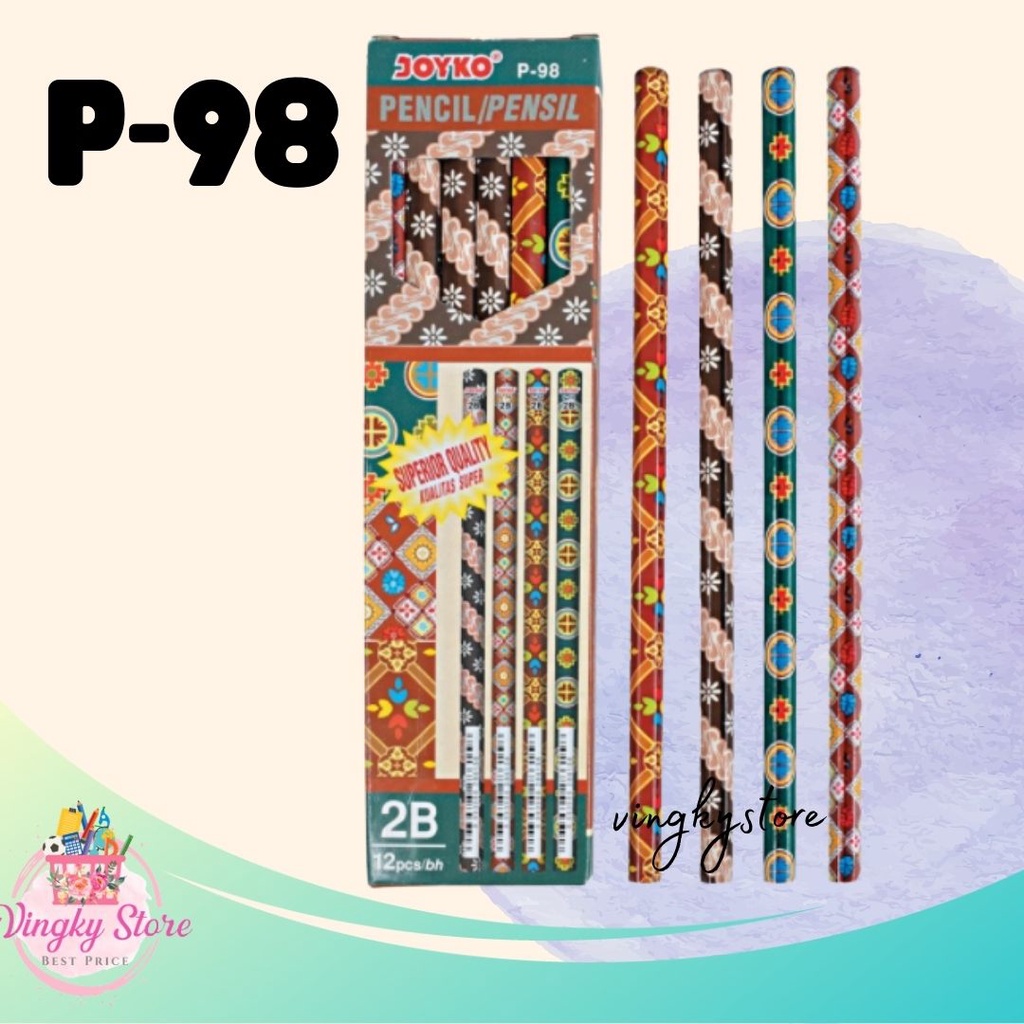 

Pensil 2B Batik Joyko P-98