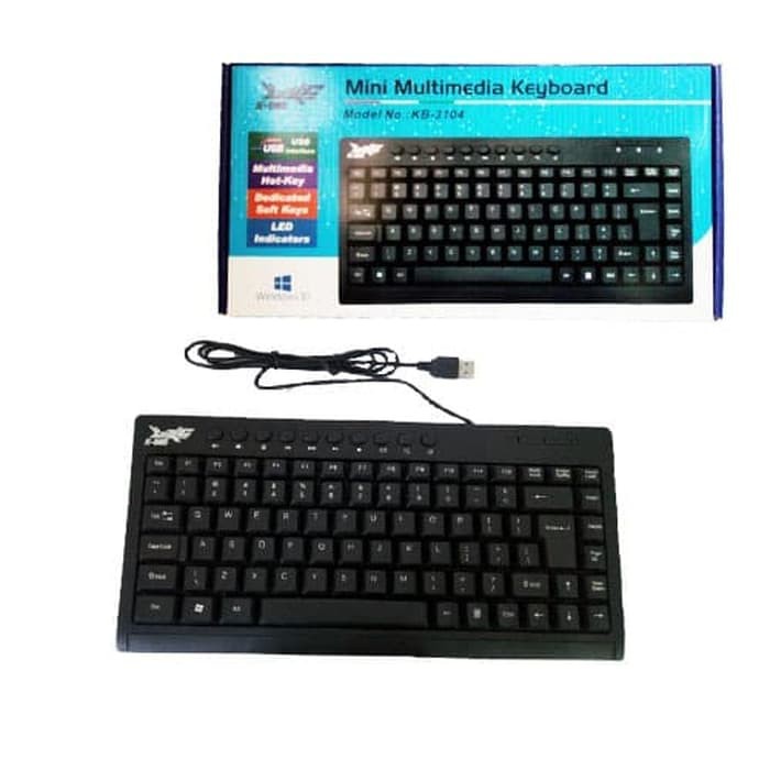 K-One KB8006M Keyboard Mini USB