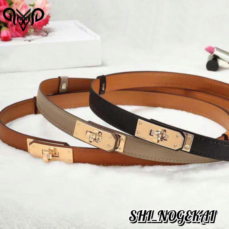 IKAT PINGGANG IMPORT KELLY BELT WANITA KULIT L060