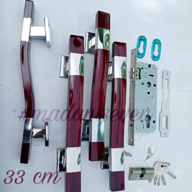 Handle Pintu Minimalis set / Handle Pintu Rumah / GAGANG PINTU MINIMALIS / TARIKAN PINTU MINIMALIS