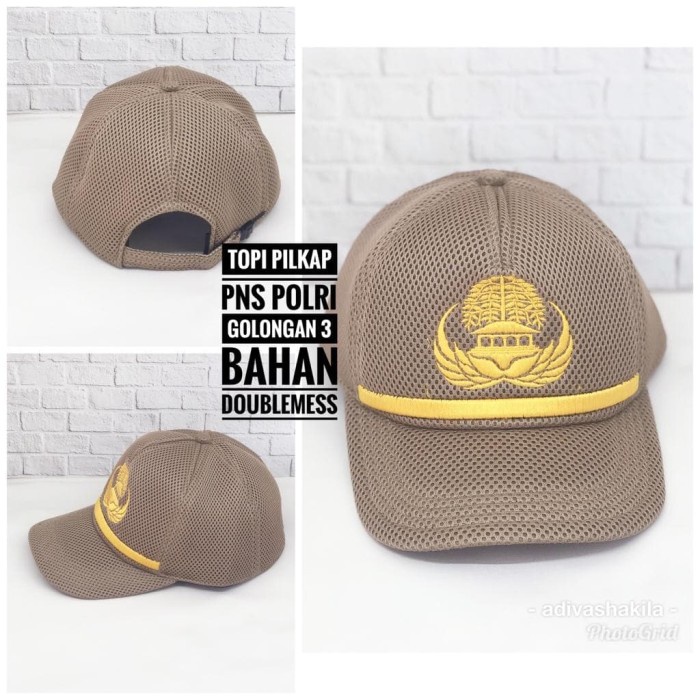 TERMURAH- TOPI PILKEP PNS POLRI GOLONGAN 3