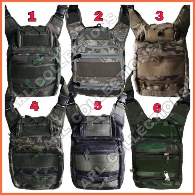 Tas selempang loreng army / tas selendang 803 tactical airsoft outdoor