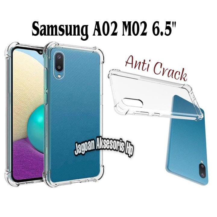 Anti Crack Samsung A02 M02 6.5 inch Soft Case Anti Shock Jelly Tahan Benturan