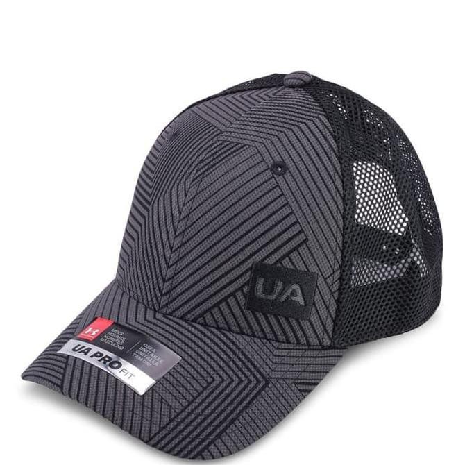 Ready Stok - Original Topi Import Men'S Blitzing Trucker 3.0 Cap Under Armour Char