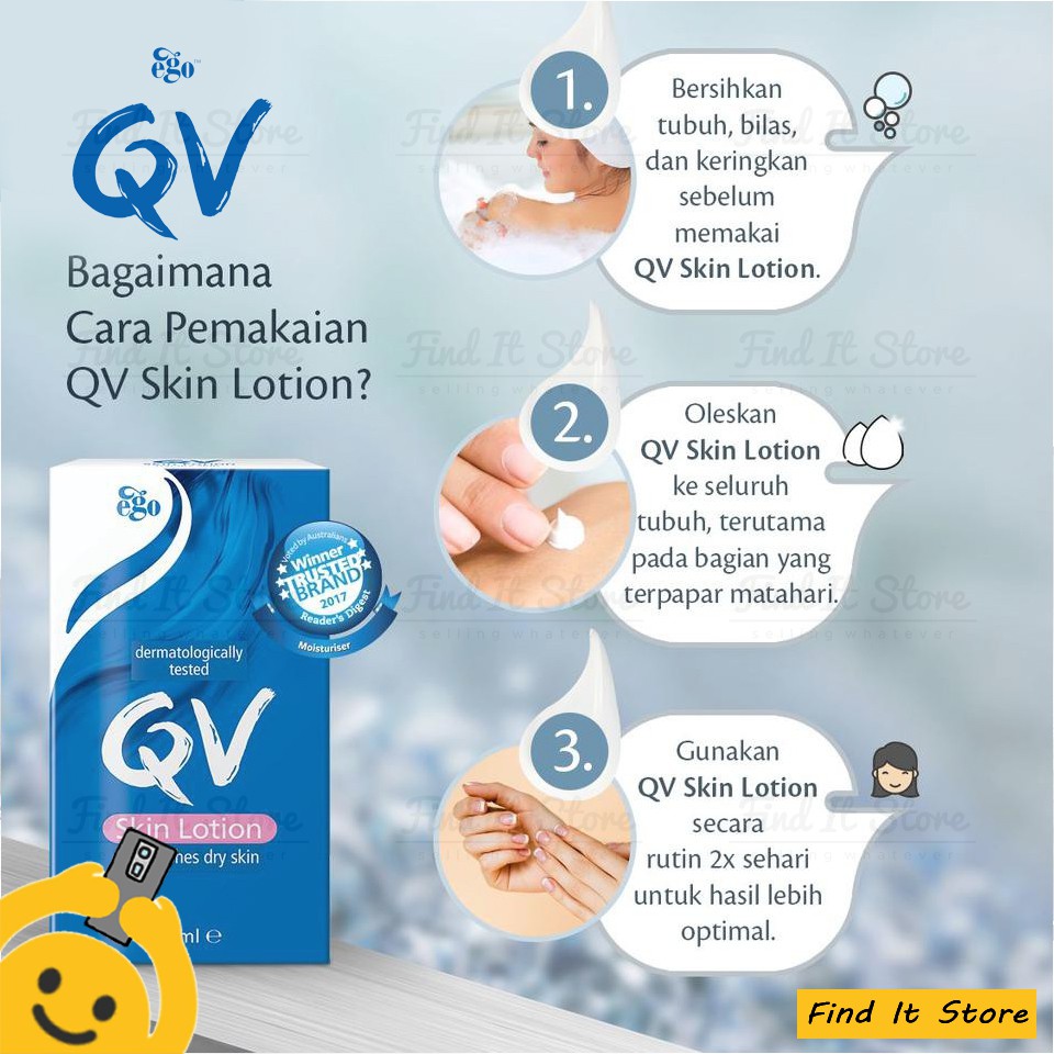 QV Skin Lotion - 50ml, QV Skin Lotion - 250ml, QV Skin Lotion - 500ml &amp; QV Wash - 250ml