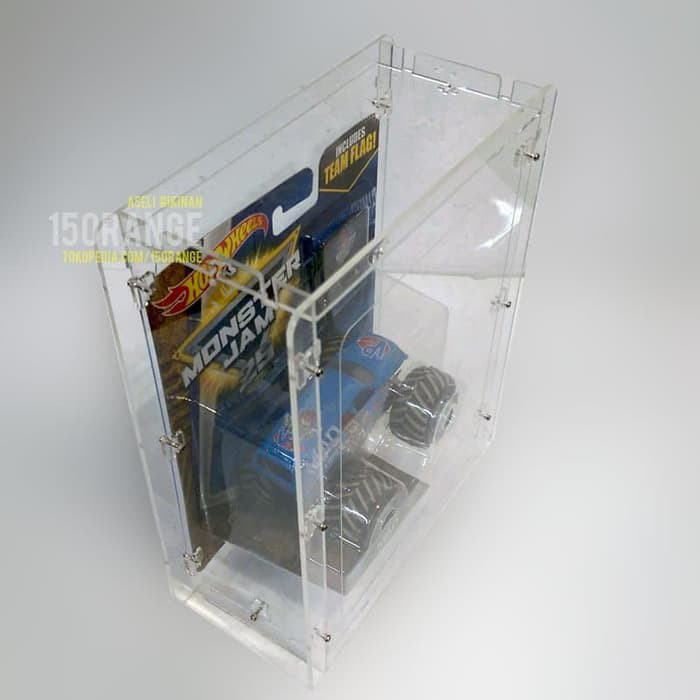 Rak Diecast Hotwheels - Rak Display Diecast - Diecast Organizer Protektor Hotwheels Monster Jam