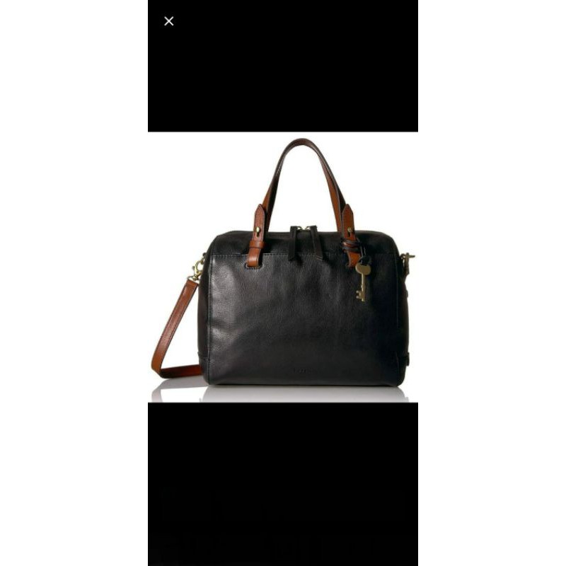 Nwt fossil rachel satchel black