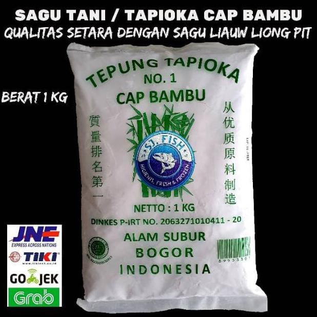 

Big Sale SAGU TANI / TAPIOKA CAP BAMBU 1 KG Big Sale