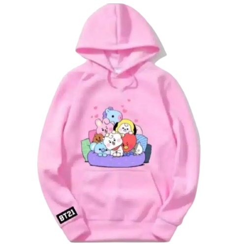 JAKET SWEATER ANAK BTS BT21 CIMY |  HOODIE ANAK BT21 CIMY TERBARU