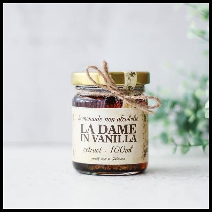 

TERBARUU!! La Dame In Vanilla Extract Vanila Ektrak 100ml Halal MUI PROMO