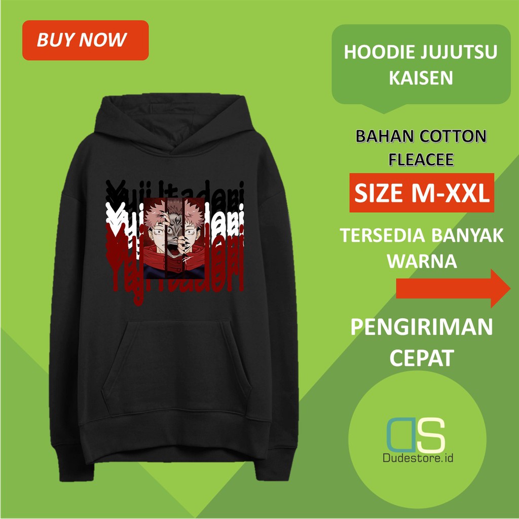 Sweater Hudie Anime Jujutsu Kaisen Jaket Pria Wanita