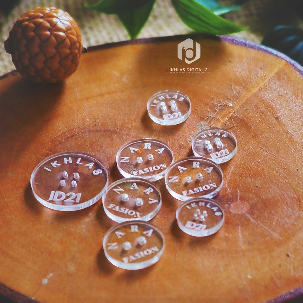 

BENIK CUSTOM AKRILIK | KANCING ACRYLIC | LABEL BENIK AKRILIK CUSTOM