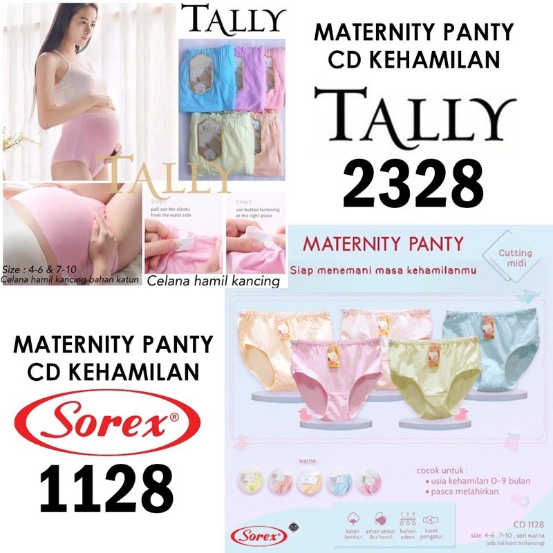 Celana dalam ibu hamil sorex / maternity panty sorex