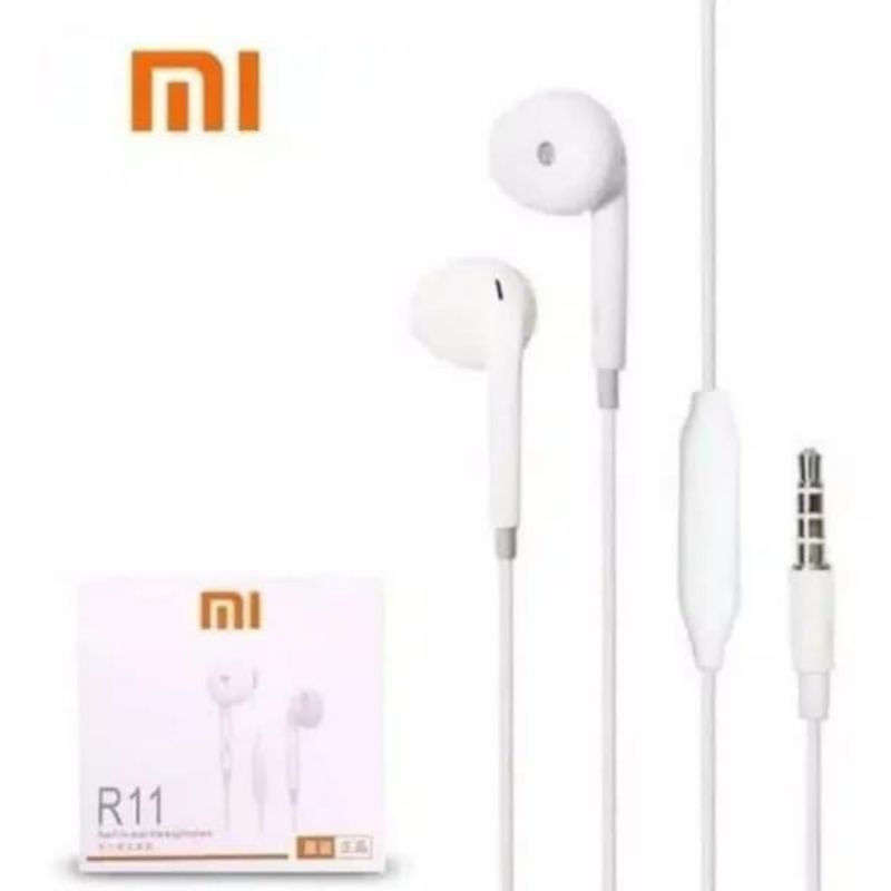 Headset Xiaomi ( 8 model ) stereo earphone handset handsfree hedset henset hensfri hf