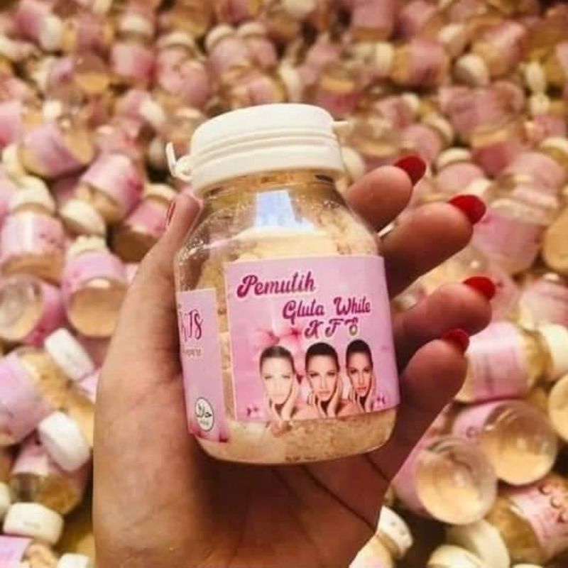 KFS GLUTA WHITE SUSU PEMUTIH WAJAH & BADAN AMAN KFS ORIGINAL