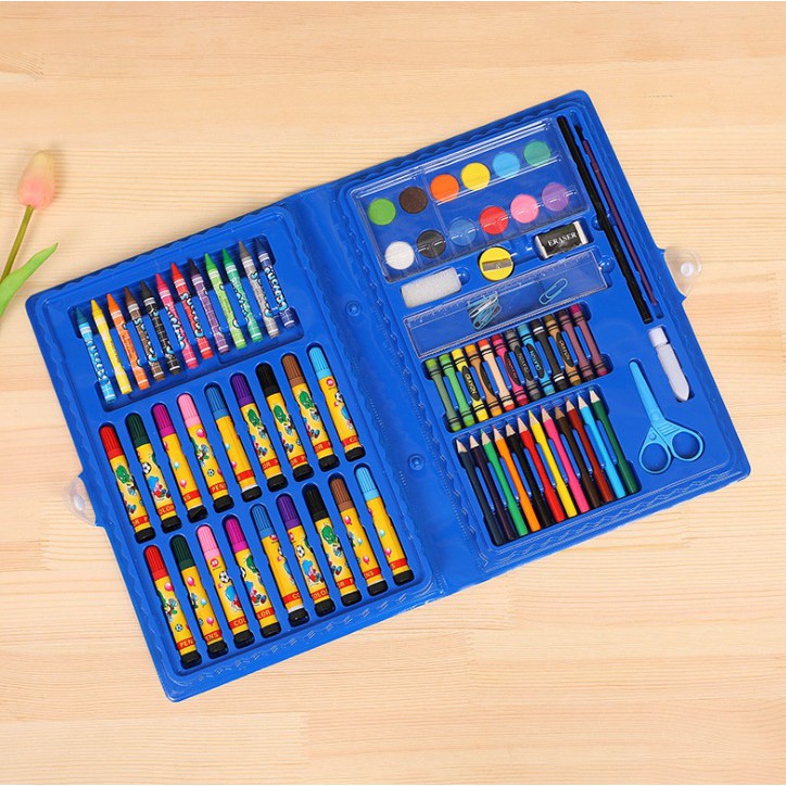 DODORY Crayon Set Isi 86 Pensil Warna Cat Air Alat Lukis Karakter Stationary Color Pencil